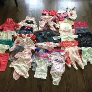 Huge Baby girl bundle 53 Items !!!